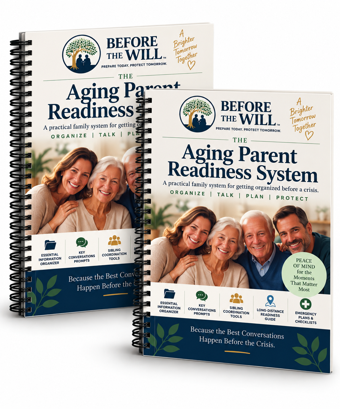Aging Parent Readiness Workbook – Family Bundle (2 Workbooks) | Family Planning Guide