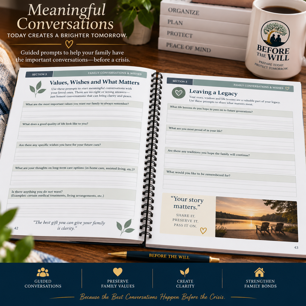 Aging Parent Readiness Workbook – 120-Page Family Planning & Organization Guide