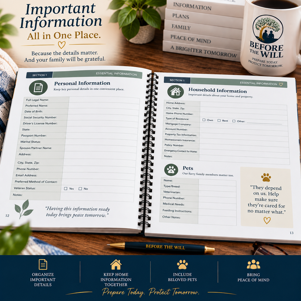 Aging Parent Readiness Workbook – 120-Page Family Planning & Organization Guide