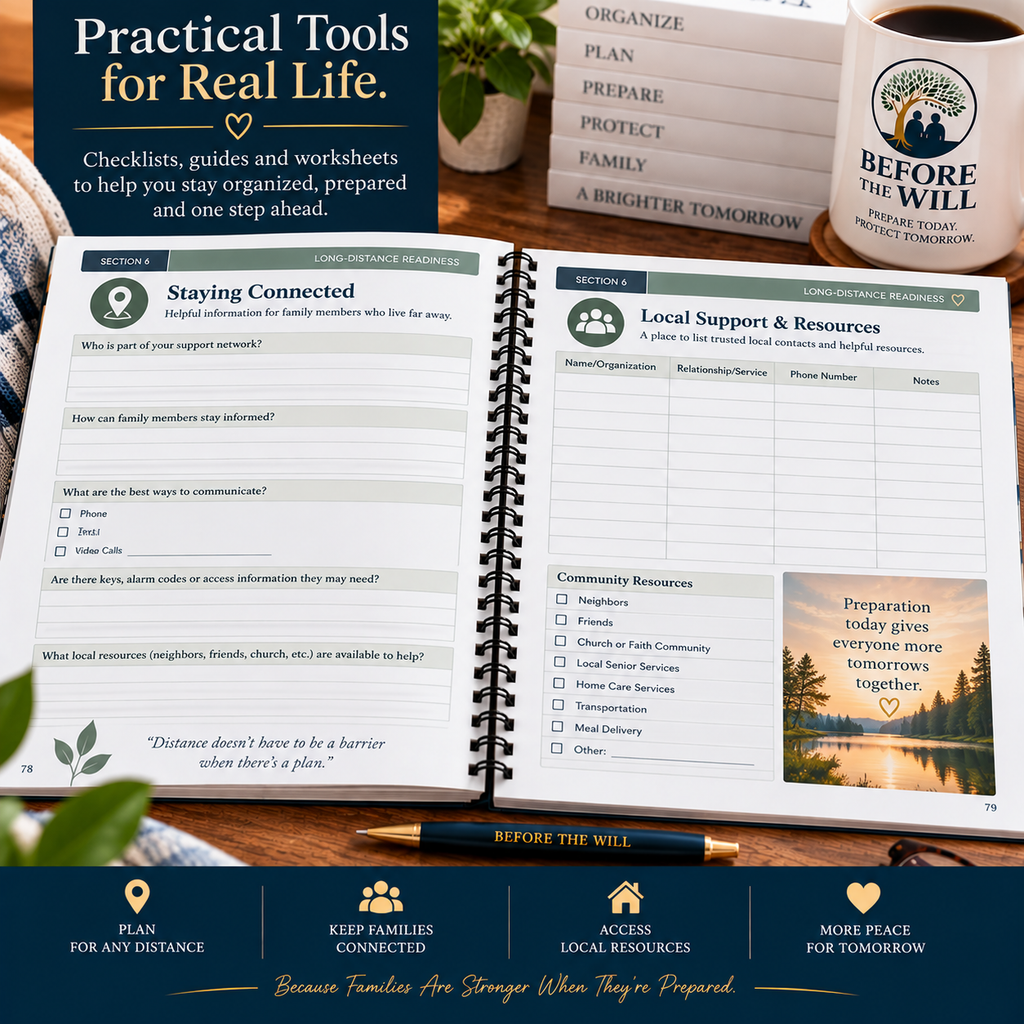 Aging Parent Readiness Workbook – 120-Page Family Planning & Organization Guide
