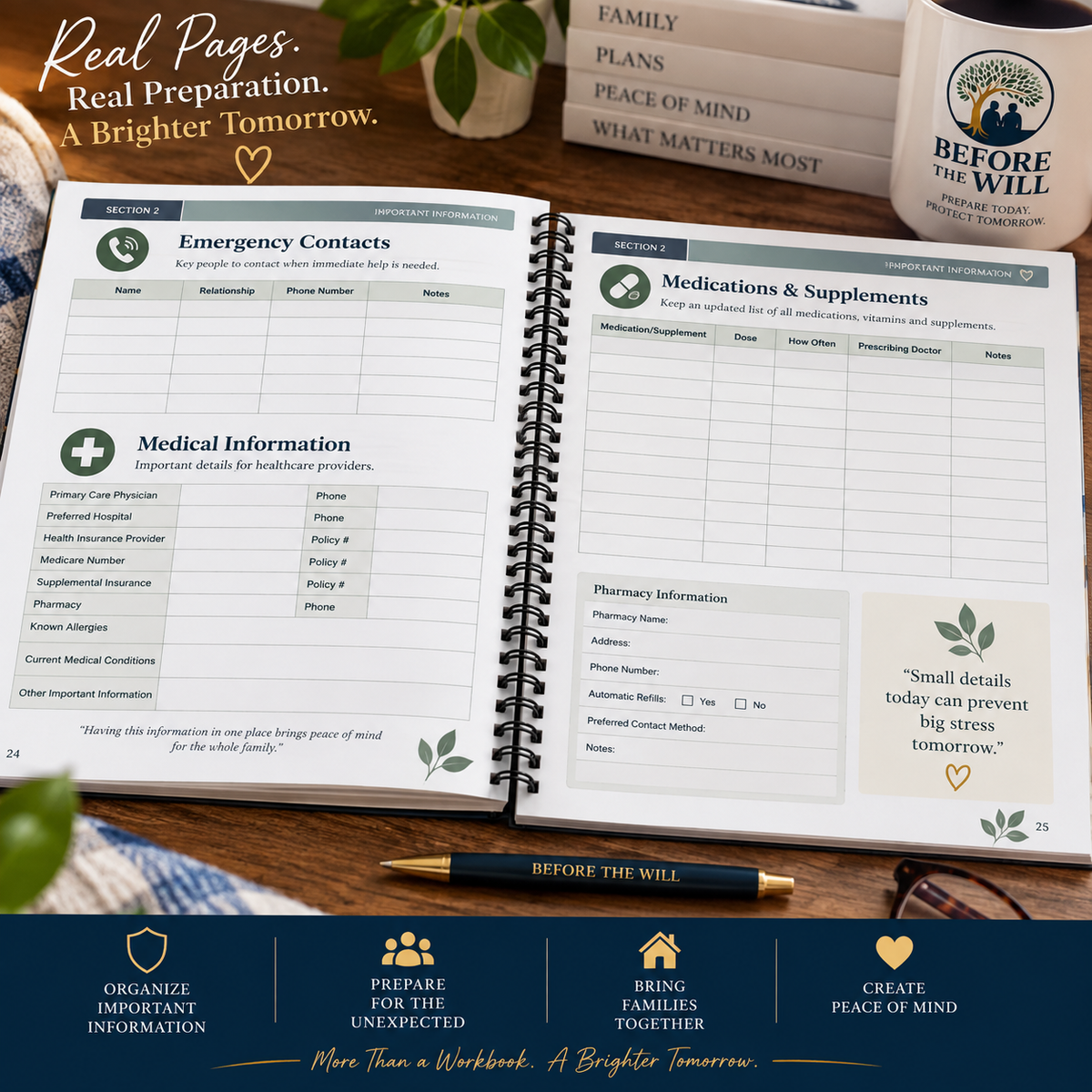 Aging Parent Readiness Workbook – 120-Page Family Planning & Organization Guide